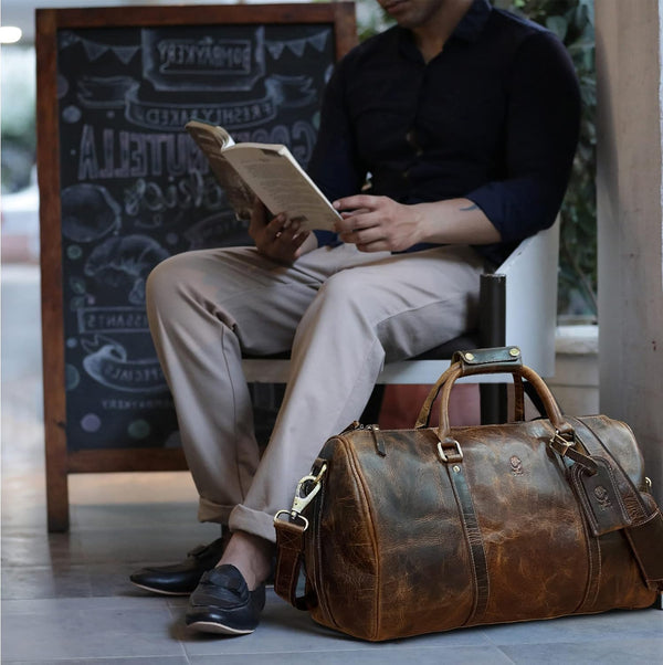 Stylish Leather Travel Companion