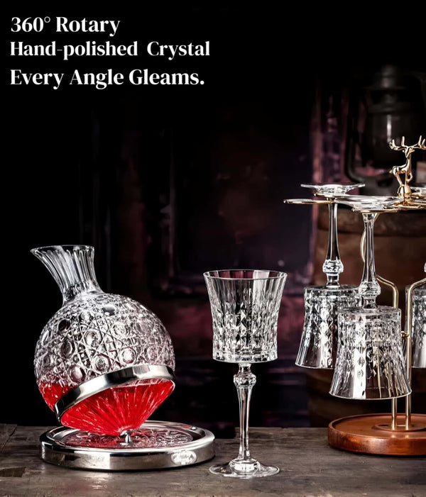 Elegant Spinning Wine Decanter