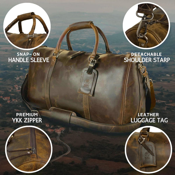 Stylish Leather Travel Companion