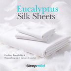 Eucalyptus Silk Sheets – Cooling, Breathable & Hypoallergenic | Luxury Comfort
